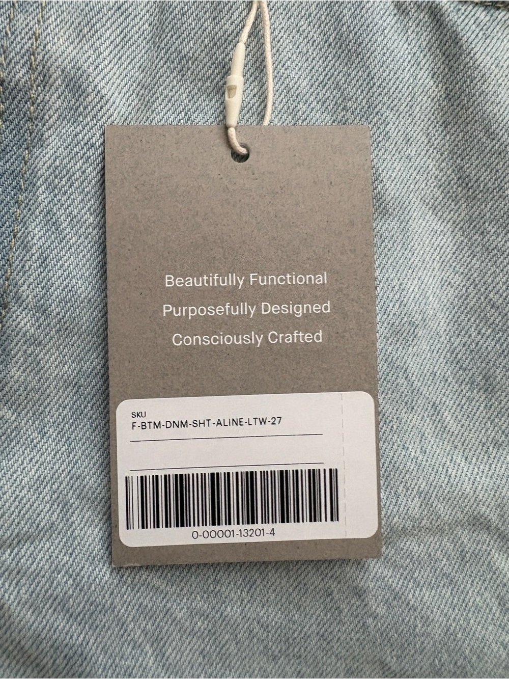 Everlane A-Line Denim Light Wash Shorts Women’s 27 High Rise Summer shorts - Picture 6 of 7
